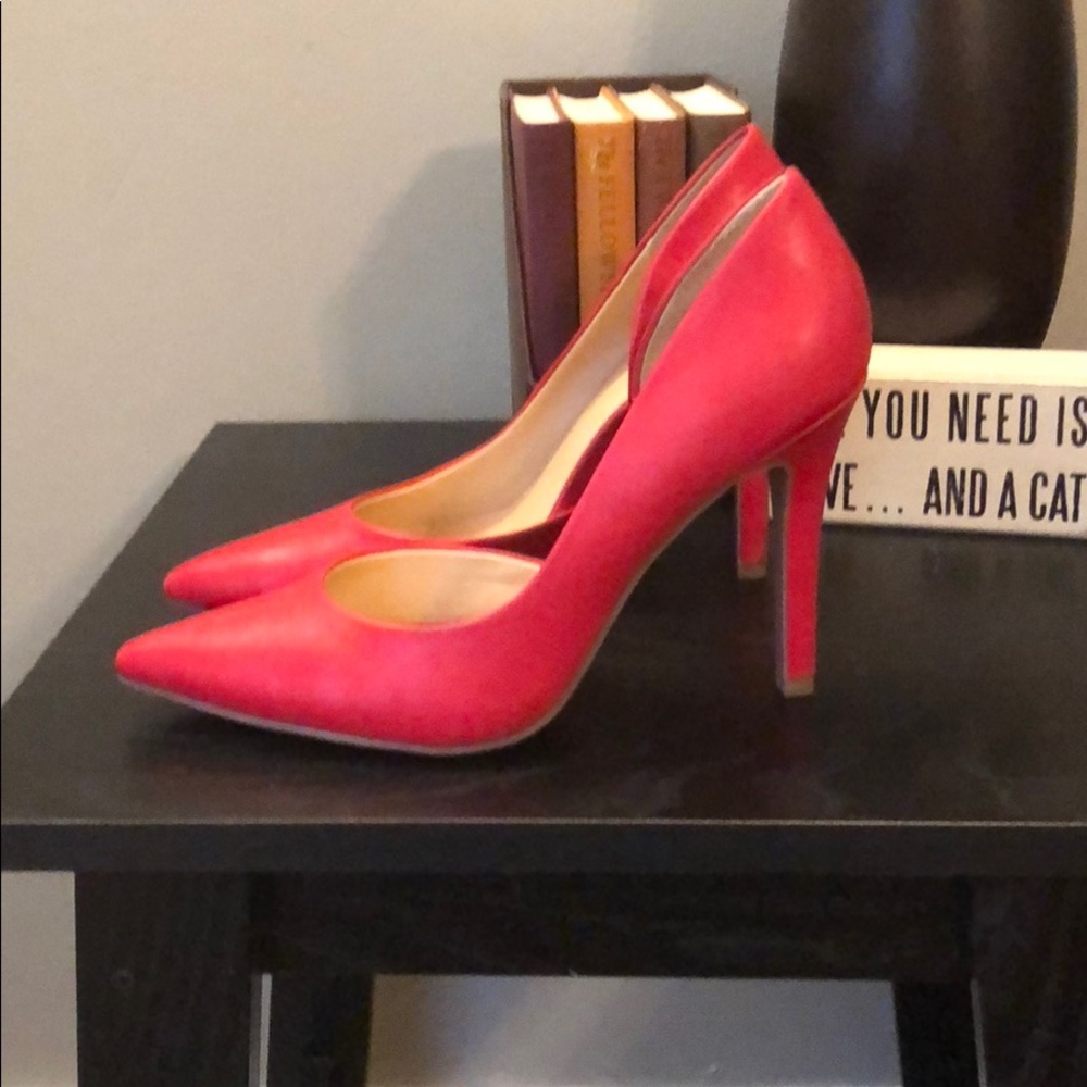 Bright Red A.N.A Heels